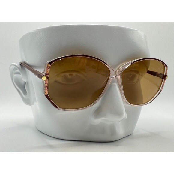 NEW Vintage Sunglasses Grandma Style Speckled Plastic Frame #869 Made In Austria